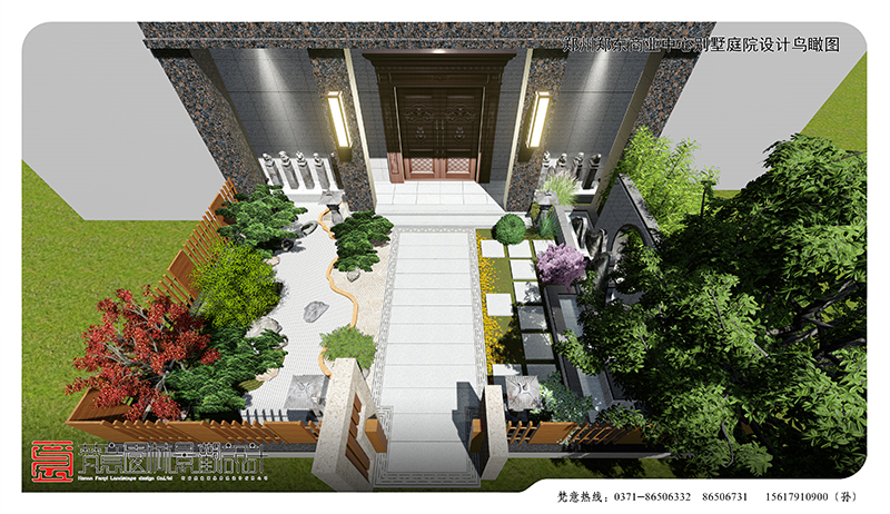 別墅花園設計,鄭州別墅花園設計