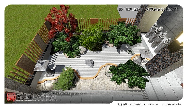 別墅花園設計,鄭州別墅花園設計
