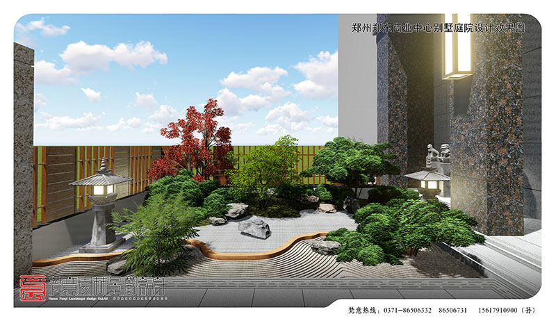 別墅花園設計,鄭州別墅花園設計